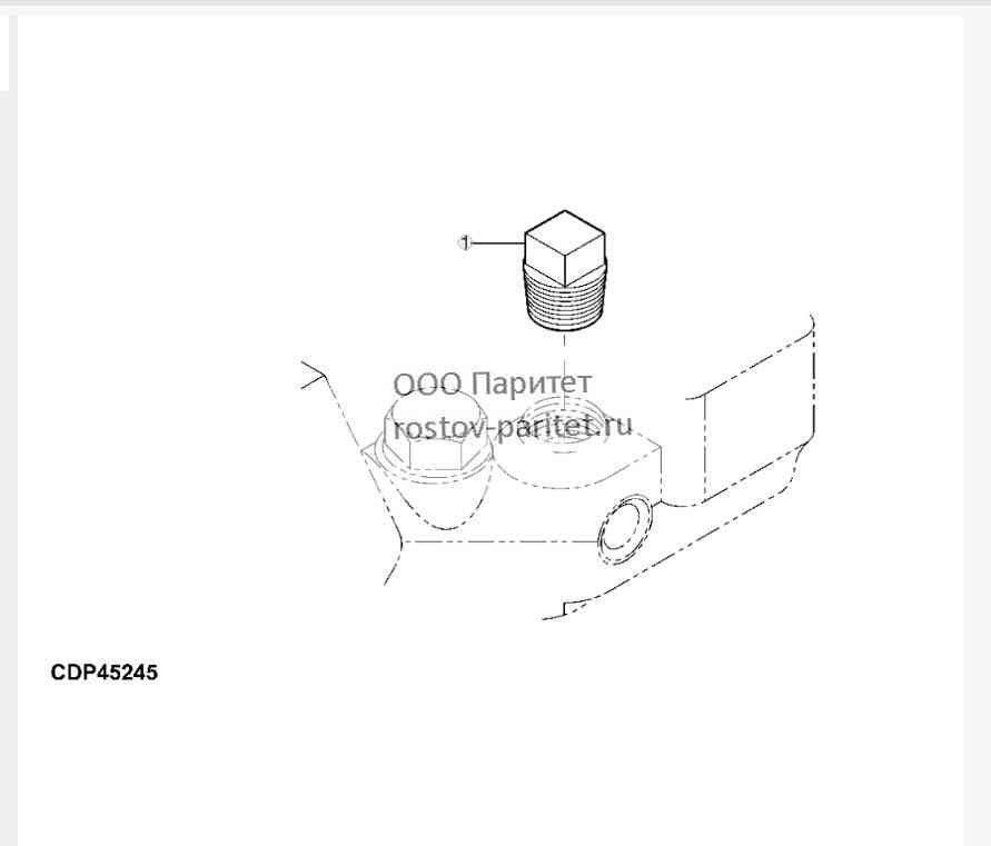 PLUG, WITHOUT WATER TEMPERATURE SENSOR 